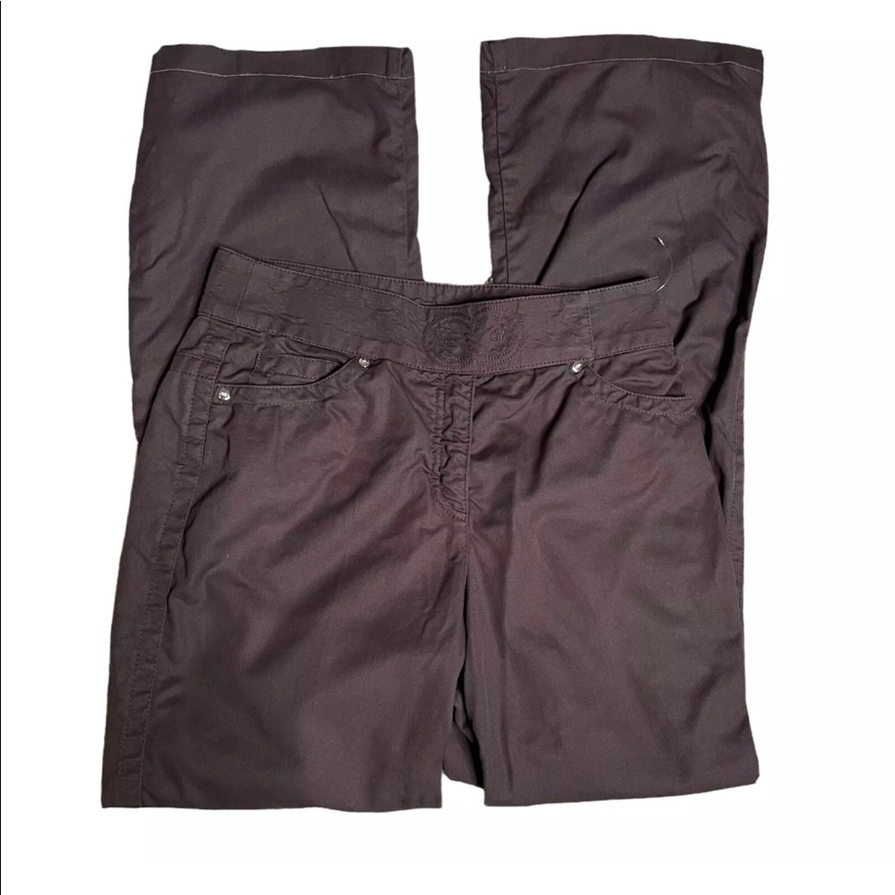 Escada Brown Wide Leg Pants